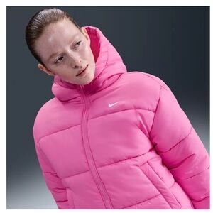 NWT Nike Women's Puffer Therma-FIT Hooded Jacket